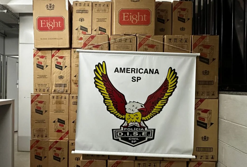 Dise de Americana apreende 800 mil cigarros paraguaios em Campinas